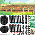 Drip Irrigation System Kit – 2026 New Quick-Connect Garden Watering System with 46FT 1/2'' Tubing Automatic Watering &amp Misting System for GreenhousesYardsLawnsGardens Raised Beds
