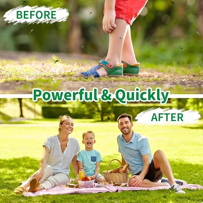 Natural Mosquito Repellent Outdoor Patio Pills Peppermint Oil 10 Pcs Natural Mosquito Repellant Balls Safe for Kids &amp Pets Bug Deterrent for Home &amp Patio Keep Mosquitoes Camping Travel Fis