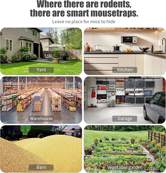Eaglever Mouse Trap Eaglever Rat Trap Stainless Steel Automatic Mousetrap Automatic Rat Trap Automatic Mouse Trap Easy to Set Mice Catcher for Indoor and Outdoor (New Upgraded Version(1 PCS))