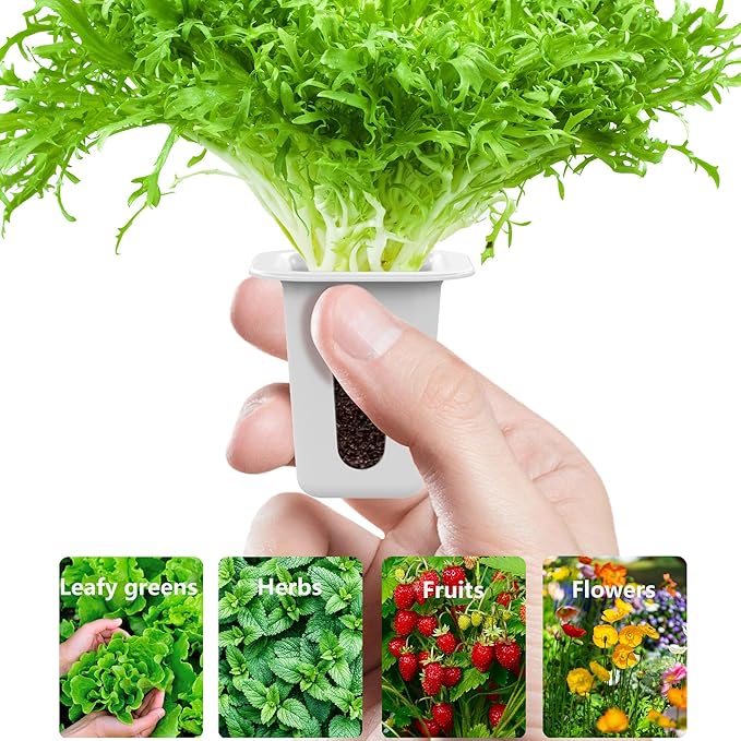 80Pcs Hydroponic Grow Sponges and 40Pcs Grow Baskets for Hydroponics Growing SystemIdeal for NFT SystemsSeedling Starter Kit for Soilless Cultivation