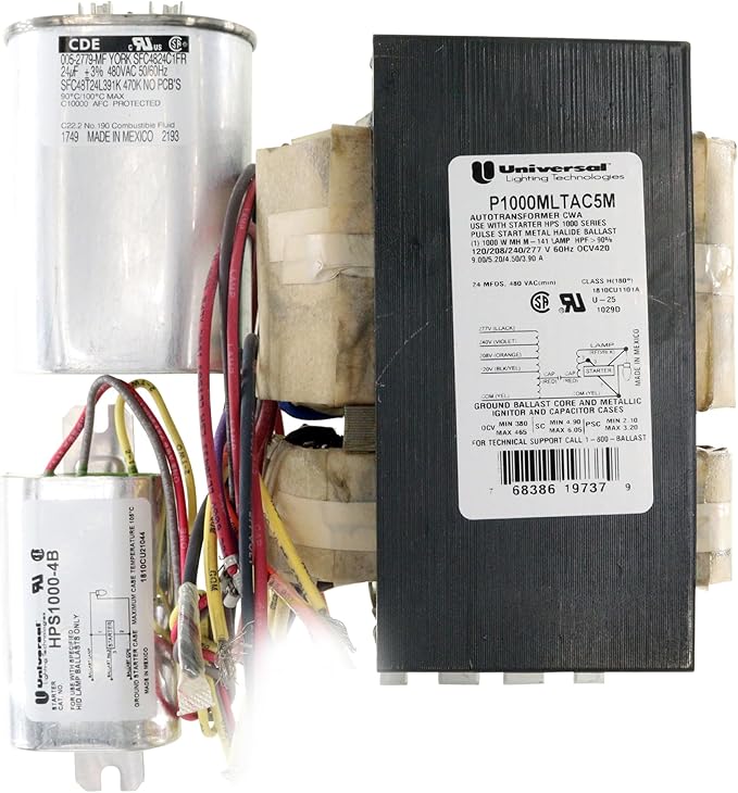 Universal Lighting Technologies P1000MLTAC5M-700C Pulse MH Ballast 1000W M141 120/208/240/277V