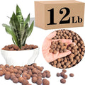 Voulosimi Clay Pebbles Hydroponic Rocks Organic Ceramsite Grow Media for HorticulturalOrchidsDrainage (12LB)