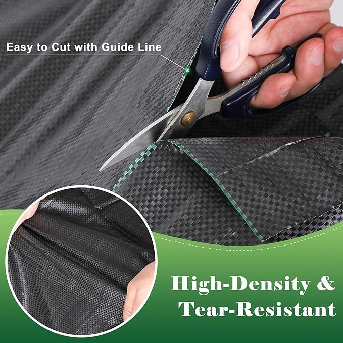 Weed Barrier Fabric+ Stakes Bundle