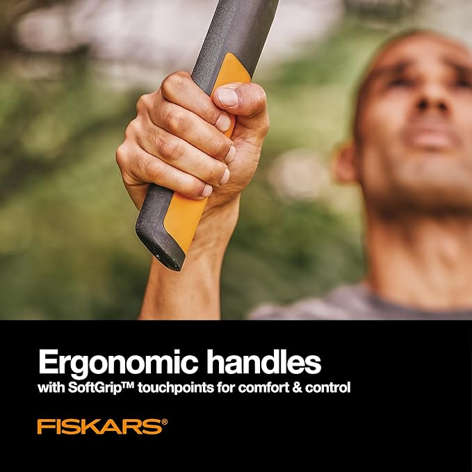 Fiskars 32-Inch Loppers for Tree Trimming Heavy Duty Low-Friction Sharp Steel Blade Branch Cutter up to 2-Inch Diameter Cut Capacity PowerGear2 Technology that Multiplies Power for Less Effort