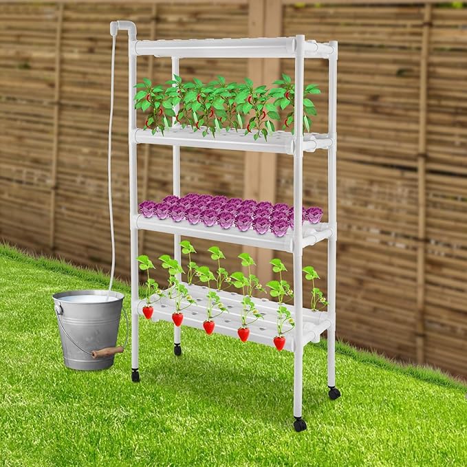 Hydroponic Grow Kit12V Hydroponic Planting Equipment Hydroponic Growing System with Grow BasketsFor Your Home Garden Office