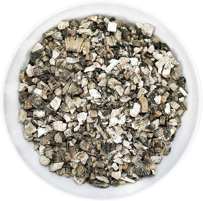 Horticultural Organic Vermiculite by GARDENERA - Medium Grade - Natural Soil Additive for Potted Plants - Orchids - Hydroponics - Terrariums (8 QT) - Set of 3