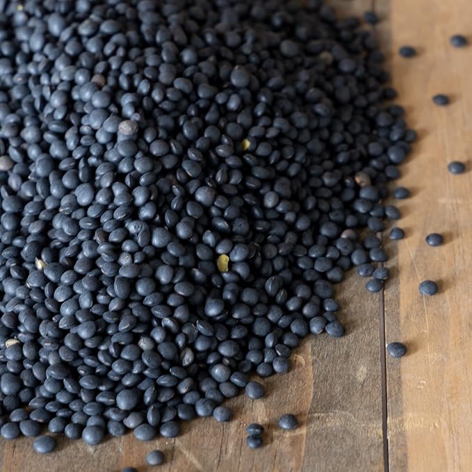 Organic Black Lentil Seeds - 5 Lb Bulk ~48000 Seeds - Heirloom Non-GMO Farm &amp Vegetable Garden &amp Sprouting - Indian Lentils