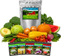 B&ampKM Farms 50000+ Heirloom Seed Kit – 50 Varieties of Non-GMO Vegetable Fruit &amp Herb Seeds for Home Gardening – High Germination Hand-Packed Weather-Resistant Packaging