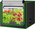 MELONFARM Small Grow Tent for Aerogarden24”x18”x28” Hydroponics Growing System Highly Reflective 600D Diamond Mylar Canvas with Ventilation window and Floor Tray for Hydroponic Indoor Plant Growing