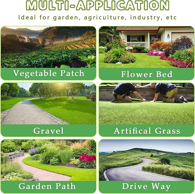 4ftx300ft Weed Barrier Landscape Fabric Heavy Duty Weed Gardening Ground Cover Mat Weed Control Garden Cloth Woven Geotextile Fabric for Underlayment Commercial Driveway Fabric Black