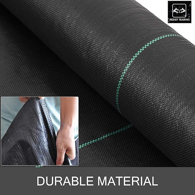 Premium 5oz Pro Weed Barrier Landscape Fabric Ground Cover Heavy Duty Commercial Anti-Weed Gardening Mat 3ft x 300ft