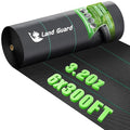 Land Guard 6ft x 300ft Weed Barrier Fabric Heavy Dusty Ground Cover Weed Mat Woven Landscape Fabric for Garden Lawn and Outdoor Project