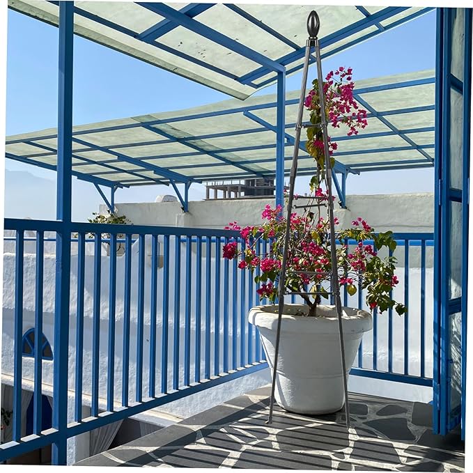 UPKOCH 1set Plant Climbing Trellis for Vines Outdoor Garden Support Stand for Potted Plants and Houseplants Easy to Use Sturdy Frame Design