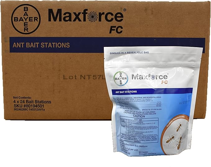 Bayer - 4314726 - Max Force FC - Ant Bait Stations - 96 Stations (Case of 4 x 24)