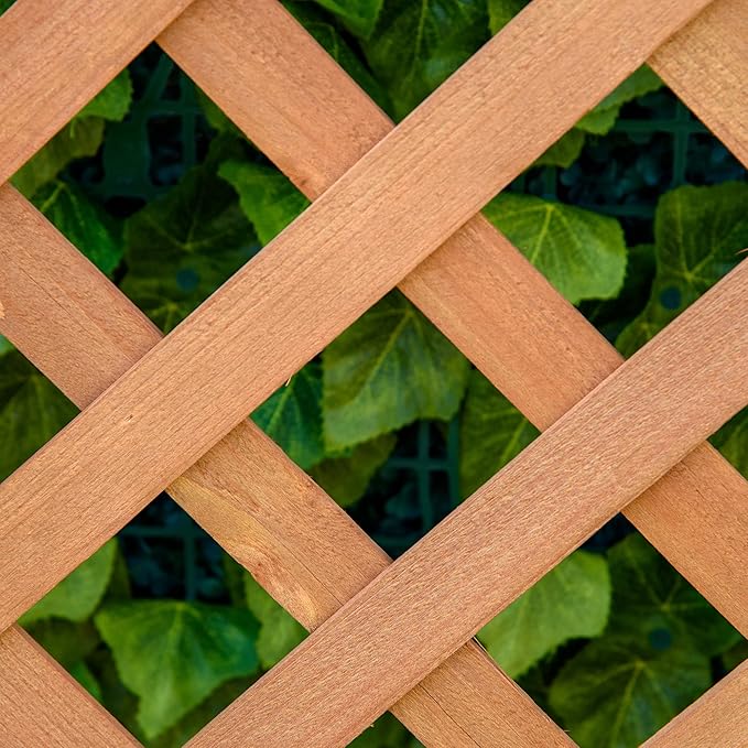 Wooden Raised Garden Bed with Trellis 46 Planter Box to Grow Vegetables Herbs and Flowers for Backyard Patio Brown