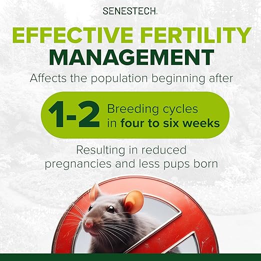 Evolve Rat Birth Control Soft Bait Sausages – 12 lbs | Scientifically Proven Rat Population Control | Not a Poison Long-Term Population Management