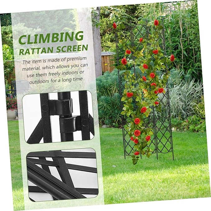 YARNOW Super Strong Metal Vine Trellis Garden Supplies Trellis for Climbing Plant Metal Garden Plant Stands Climbing Support Rack