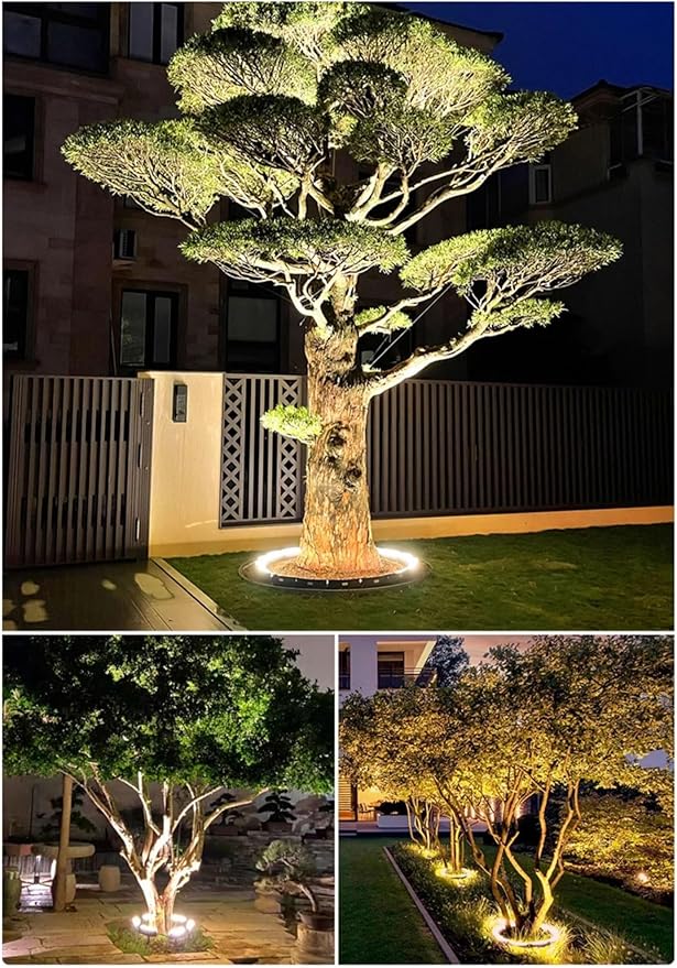 Landscape SpotlightsIP65 Waterproof with Transformerfor Palm Tree Planters(1 Sets)