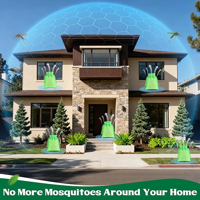 24 Pack Mosquito Repellent Outdoor Patio - Mosquito Repellant Indoor &amp Outdoor for Yard Home Patio Travel Camping Front Door Mosquito Repellent Balls Keep Mosquitoes Away from Door Patio