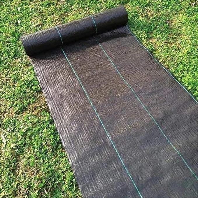 Weed Barrier Fabric 3.2 Oz. 5 Ft. X 10 Ft. Underlayment Fabric Weed Barrier for Vegetable Garden Landscape for Gardening