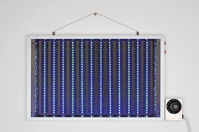 The LED Panel with UV 365nm Light 2X1Ft/100W &amp Build-in Timer120-277V Input Great for a Stand Along LED Grow Lights or Boost UV Input to get Strong and Fast Growing. (2X1Ft/100W)