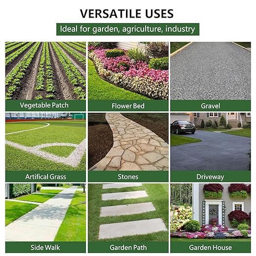 Heavy-Duty Woven Weed Barrier Fabric - 4ft x 100ft - Double Layer Design - Ground Cover for Garden Beds and Landscaping