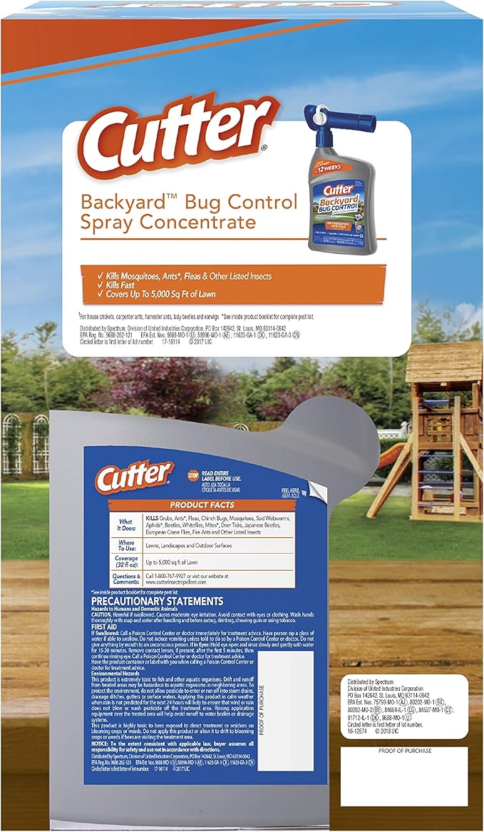 Cutter Outdoor Bug Control Pack Complete Backyard Bug Solution Value Pack
