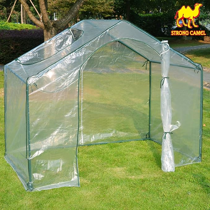 Strong Camel Small Mini Greenhouse Plant Flower Garden Portable Green Hous 5.9' x 3.5' x 5'