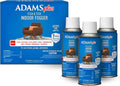 ADAMS Plus Flea &amp Tick Indoor Fogger 3 x 3 oz Cans Kills Fleas Flea Eggs Ants House Flies Cockroaches Mosquitoes and Many Other Pests Indoor House Treatment Each Fogger Treats 375 sq ft