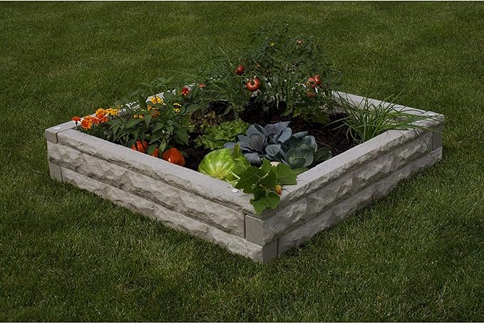 Good Ideas GW-RBG-SAN Garden Wizard Raised Bed Garden Sandstone