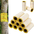 12 Rolls (30 Feet Each) Spotted Lantern Fly Tree Trap Outdoor Fruit Fly Sticky Strips Paper Ant Insect Sticky Barrier Tree Trunk Wraps to Protect Trees Plants Lawn Garden(Yellow and Red)
