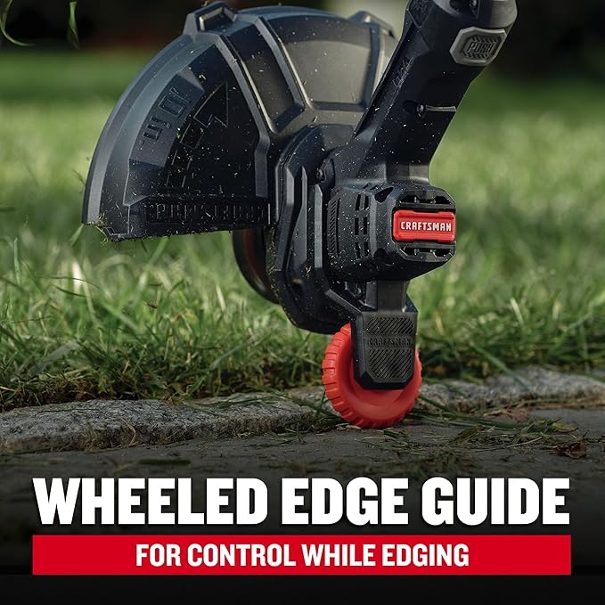 CRAFTSMAN V20 Cordless String Trimmer/Edger and Leaf Blower Combo with 4.0 Ah Battery and Charger Wide Cut Weedwacker 90 MPH Blower Lightweight (CMCK279M1)