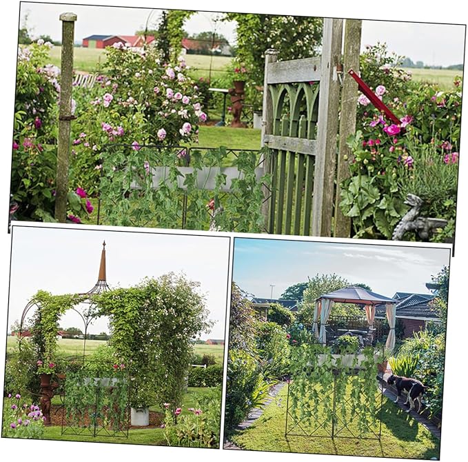 2Pcs Durable Garden Trellis for Climbing Plants Flower Support Rack for Outdoor Vegetable and Vine Growth Each for Patios and Lawns
