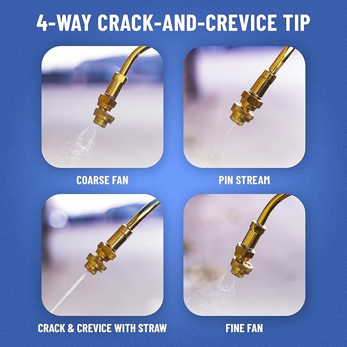 B&ampG 4-Way Crack &amp Crevice Tip Only 5800-CC (22049467) Spare Part for Primeline Sprayer &amp AccuSpray Elite Pinpoint Injection Part | B&ampG Spare Part for Sprayer