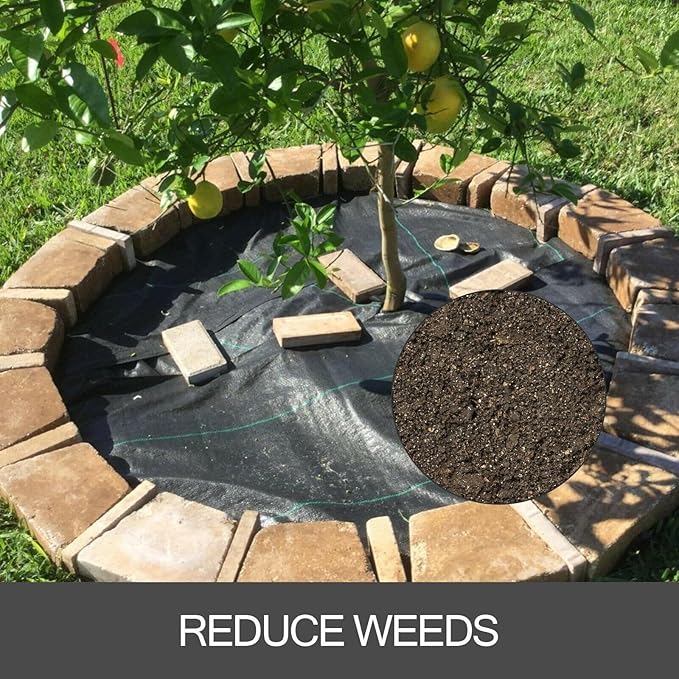 Weed Barrier Fabric Landscape Fabric 6x250Ft Weed Barrier Geotextile Heavy Duty Ground Cover Thicker Control