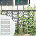 Garden Trellis for Climbing Plants PE Lattice Grid Panels for Potted Plants Sturdy Rustproof Plant Support Stakes for Outdoor Garden Lawn Patio 9 Sizes(Size:85x220cm)