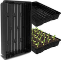 Gardzen 10 Pack Seed Trays Reusable Plant Grow Trays Ideal for Seed Starting Microgreens Indoor Gardening and Greenhouse Plant Nurseries - No Drain Holes 15.7 x 11.6