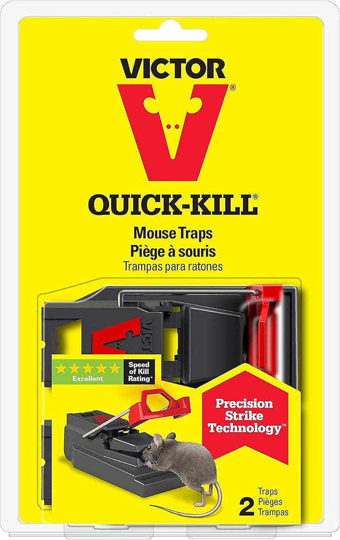 Victor Quick-Kill Mouse Trap - 2 Pack