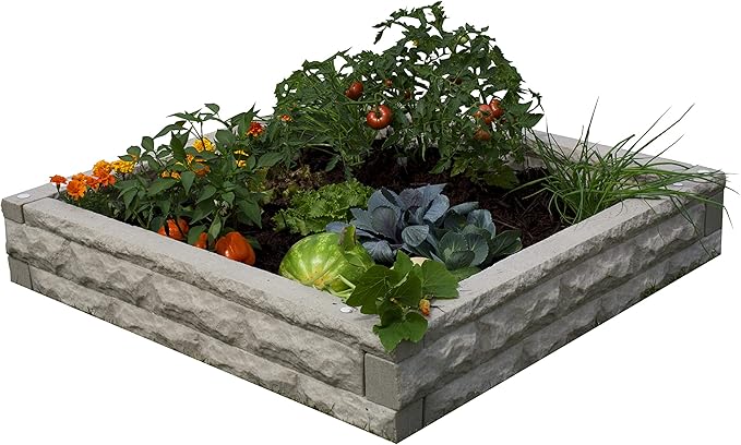 Good Ideas GW-RBG-SAN Garden Wizard Raised Bed Garden Sandstone