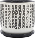 Generic  6 Planter W Saucer Black