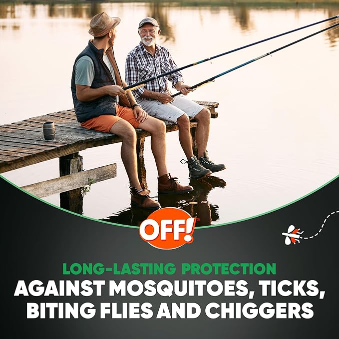 OFF! Deep Woods Sportsmen Insect Repellent Spray for Hunting Camping and Fishing 6 Ounce (Pack of 8)