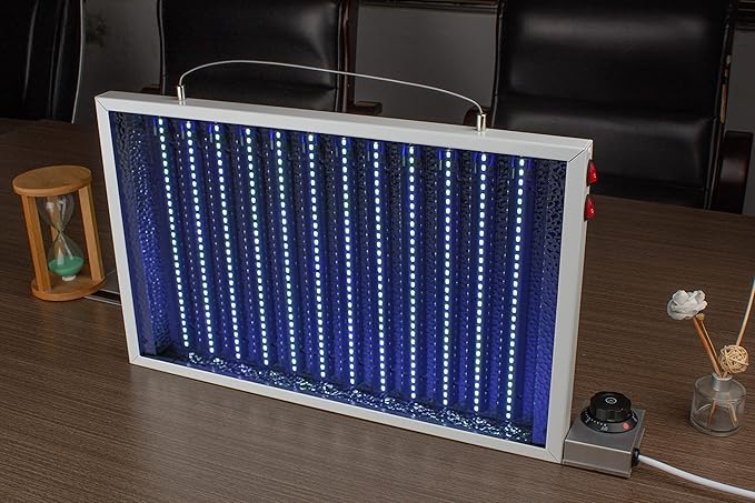 The LED Panel with UV 365nm Light 2X1Ft/100W &amp Build-in Timer120-277V Input Great for a Stand Along LED Grow Lights or Boost UV Input to get Strong and Fast Growing. (2X1Ft/100W)