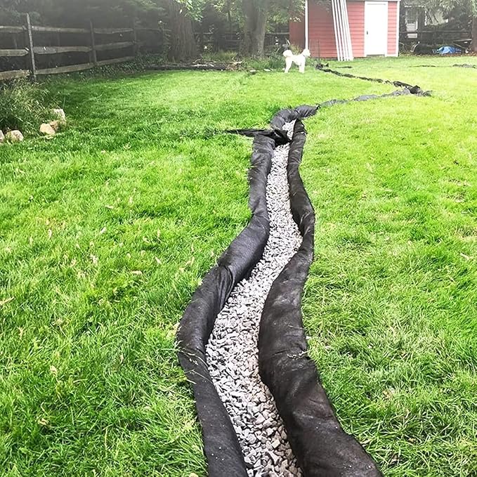 PP Woven Garden Ground Cover Geotextile UnderlaymentGarden Weed Barrier FabricOutdoor Weed Mat Weed Control Gardening MatDurable Weed Control Garden Cloth (Size : 1.8x15m/6x50ft)