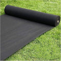 Geo Fabric Membrane 5oz 0.5m/1m/1.5m/2m Wide Garden Non-Woven Geotextile for Ground Cover/French Drain/Driveway Black(2mx25m/6.5ftx82ft)