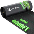 Land Guard 4ft x 300ft Weed Barrier Fabric Heavy Dusty Ground Cover Weed Mat Woven Landscape Fabric for Garden Lawn and Outdoor Project