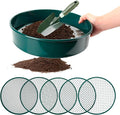 Garden Sieve Set Soil Sifter for Gardening with 3 5 8 10 12 mm Sieve Mesh Compost Dirt Sifter Suitable for Stone Sieves Soil Mixes Cat Litter Filtration