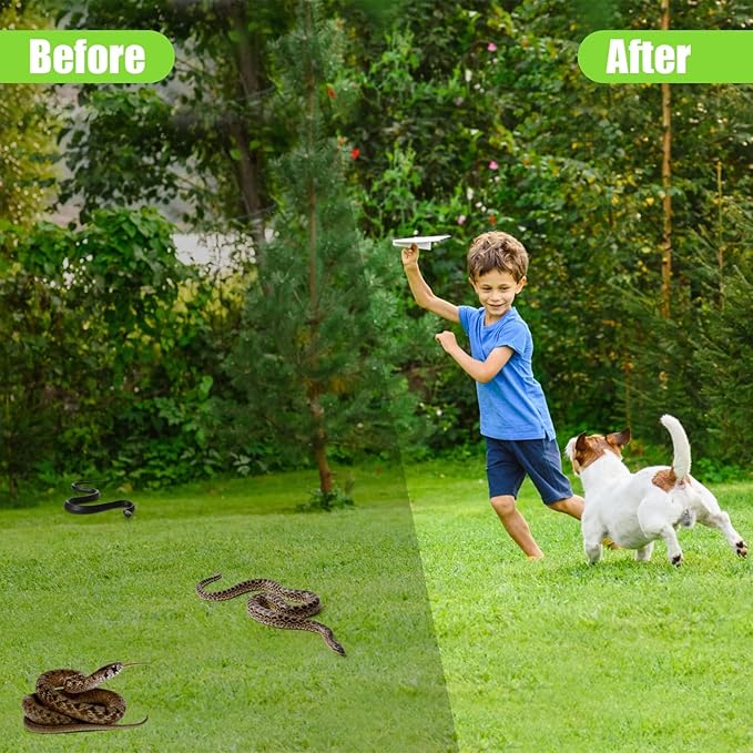 50 Pack Snake Be Gone for Yard Powerful Pet SafeMoth Balls for Lawn Garden Camping Fishing Home to Repels Snakes and Other Pests