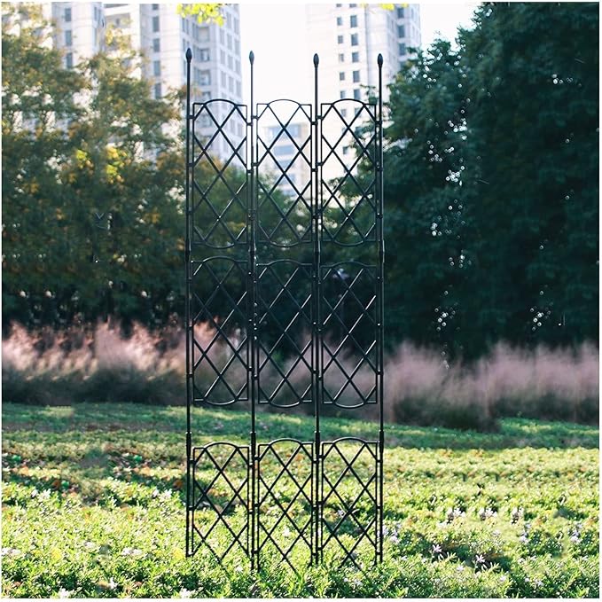 Garden Trellis for Climbing Plants Adjustable Plant Trellis Support Black Climbing Stand Rack for Vegetables Flowers Fruit (Size : 46.5x135cm/18.3x53in)