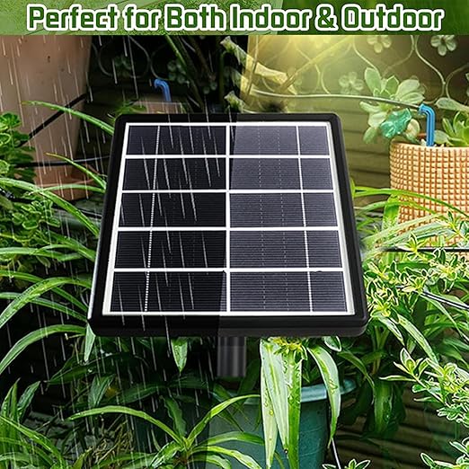 Automatic Drip Irrigation Kits Solar Powered Easy to Get Water Garden Irrigation Kit Multipurpose Greenhouse Kit for Balconies Patios Greenhouses Gardens