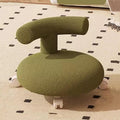 Rolling Stool Pulley Stool Universal Wheel Low Stool Home Lazy Rolling Stool Back Small Chair Swivel Caster Wheels Pu Leather Small Stools for GardeningHome (Color2 30 * 37 * 32cm)